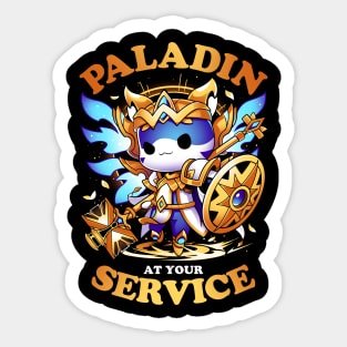 Paladin's Call - Role Player and Geek Sticker